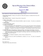 2004-08-17 Meeting Minutes