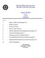 2013-08-20 Meeting Agenda