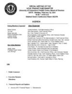 2013-02-25 Finance Subcommittee Meeting
