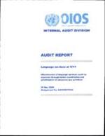 Internal Audit of the Language Services at ICTY (2009)