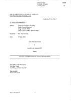 Motion for Revision of Trial Transcripts - 2013-05-27
