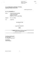 Karadžić Trial: Request to Append Translation Report to Exhibit P976 - 2012-05-02