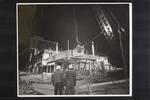 Night demolition, corner of Church and Crown Streets, New Haven