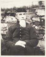 A.L. Mills, father Lewis S. Mills in his Civil War uniform. Canton Center, Conn.