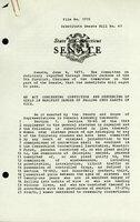 1971 SB-0041. An act concerning conviction and sentencing of girls in manifest danger of falling into habits of vice