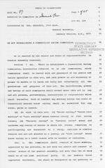 1971 SB-0087. An act establishing a Connecticut racing commission