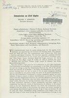 Commission on Civil Rights, 1954/1955-1961/1962