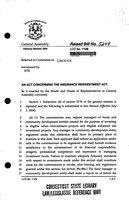 2004 HB-5244. An act concerning the insurance reinvestment act