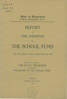 Report of the condition of the School Fund for the fiscal year ended, 1922/1923