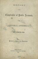 Report of the Comptroller of Public Accounts, to the General Assembly, 1859
