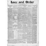 Law and order, 1893-01