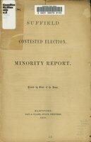 Suffield contested election, 1859