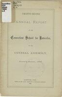 Annual report of the Connecticut School for Imbeciles, to the General Assembly, 1880