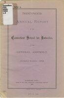 Annual report of the Connecticut School for Imbeciles, to the General Assembly, 1882