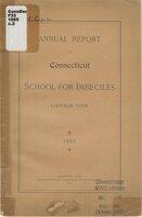 Annual report of the Connecticut School for Imbeciles, to the General Assembly, 1895