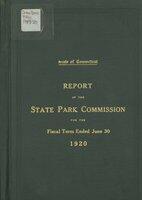 Report of the State Park Commission to the Governor, 1918/1920