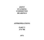 1971 Hearings and Proceedings of the Connecticut General Assembly
