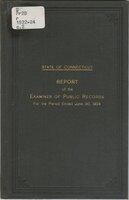 Biennial report of the Examiner of Public Records, 1922/1924
