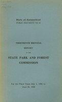Biennial report of the State Park and Forest Commission to the Governor, for the fiscal term ended, 1936/1938