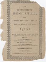 Connecticut register, and United States calendar, 1815