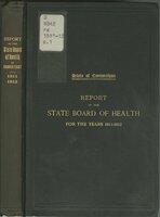 Report of the State Board of Health of the state of Connecticut for the two years ending September 30, 1908-1915/1916