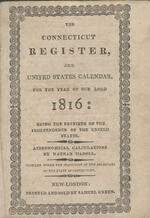 Connecticut register, and United States calendar, 1816