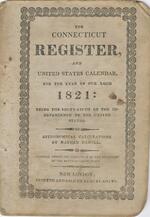 Connecticut register, and United States calendar, 1821