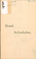 Road schedules