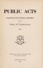 Public acts passed by the General Assembly of the state of Connecticut, 1959