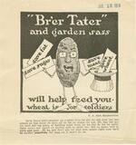 "Br'er Tater" and garden sass will help feed you