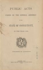 Public acts passed by the General Assembly of the state of Connecticut, 1889-1895