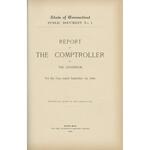 Report of the Comptroller to the Governor for the year ended, 1900