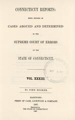 Connecticut reports, Vol. 33 (September term 1865-October term 1866)