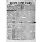 Tolland County record, 1861