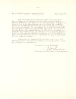 Evangeline W. Andrews letter to the Works Progress Administration, page 2