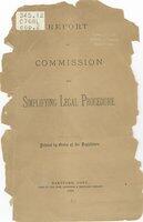 Report of Commission for Simplifying Legal Procedure