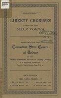Liberty choruses, arranged for male voices