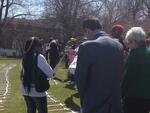 Gov. Malloy Attends Mothers Against Violence Rally