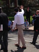 Gov. Malloy Marches in the Milford Memorial Day Parade