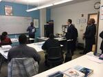 Governor Malloy Tours the Conn. Center for Arts and Technology