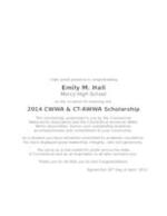 Connecticut American Water Works Association Scholarships