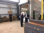 Governor Malloy Tours United Steel