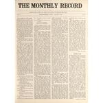 Monthly record, 1905-08
