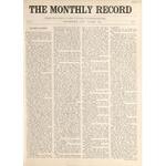 Monthly record, 1905-10
