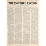 Monthly record, 1905-12