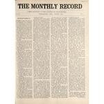Monthly record, 1906-10
