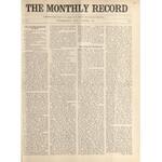 Monthly record, 1907-10