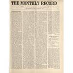 Monthly record, 1907-12