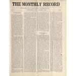 Monthly record, 1908-09