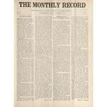Monthly record, 1908-11